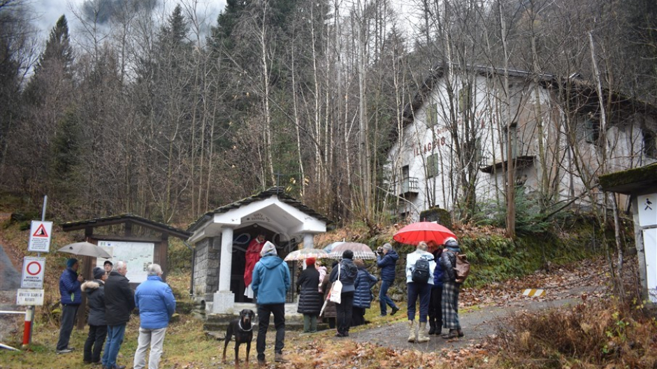 Santa Barbara ricordata alla cappella dei minatori - Foto